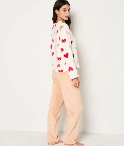 Hot Ensemble 2 pièces de pyjamas polaire Pyjamas 2 Et 3 Pièces