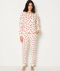 Store Ensemble 2 pièces de pyjamas à motifs cœur Pyjamas 2 Et 3 Pièces
