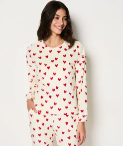 Store Ensemble 2 pièces de pyjamas à motifs cœur Pyjamas 2 Et 3 Pièces