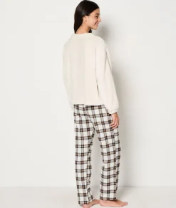 Discount Ensemble 2 pièces de pyjamas en polaire Pyjamas 2 Et 3 Pièces