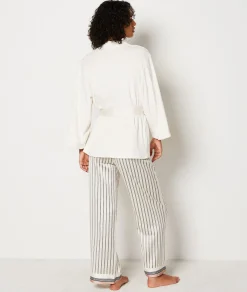 Sale Ensemble pyjama 3 pièces veste micro polaire Pyjamas 2 Et 3 Pièces