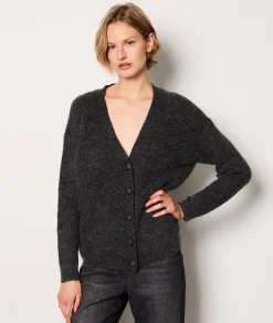 Best Gilet à boutons pailletés Cols V