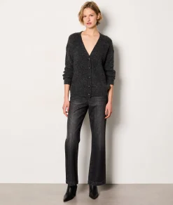 Best Gilet à boutons pailletés Cols V