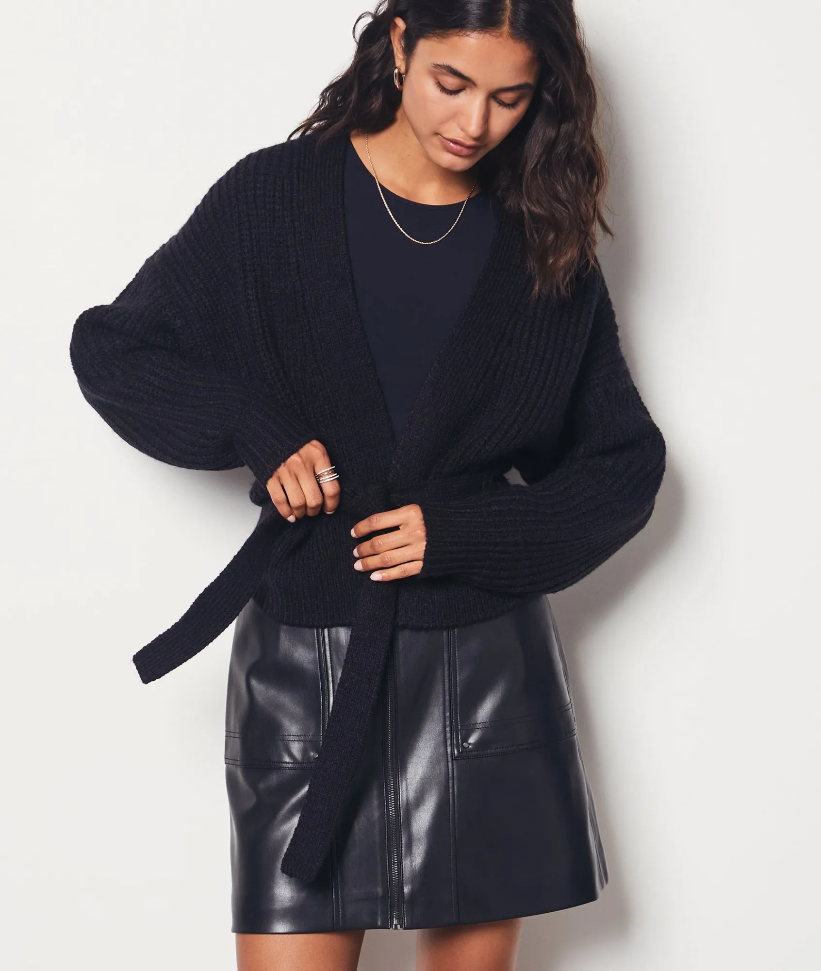 Best Gilet à nouer Cols V