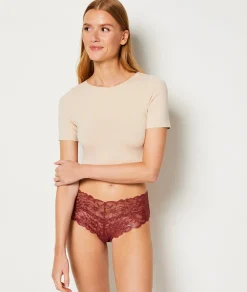 Best Hipster V-shape en dentelle irisée Hipsters