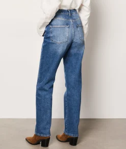 Cheap Jean coupe droite Pantalons Droits
