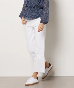 Clearance Jean coupe large 7/8ème Pantalons Larges