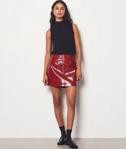 Fashion Jupe courte effet miroir Jupes