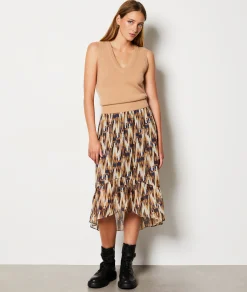 Cheap Jupe longue à motifs Jupes