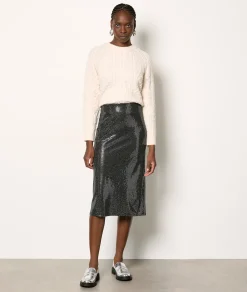 Clearance Jupe midi irisée Jupes