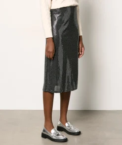 Clearance Jupe midi irisée Jupes