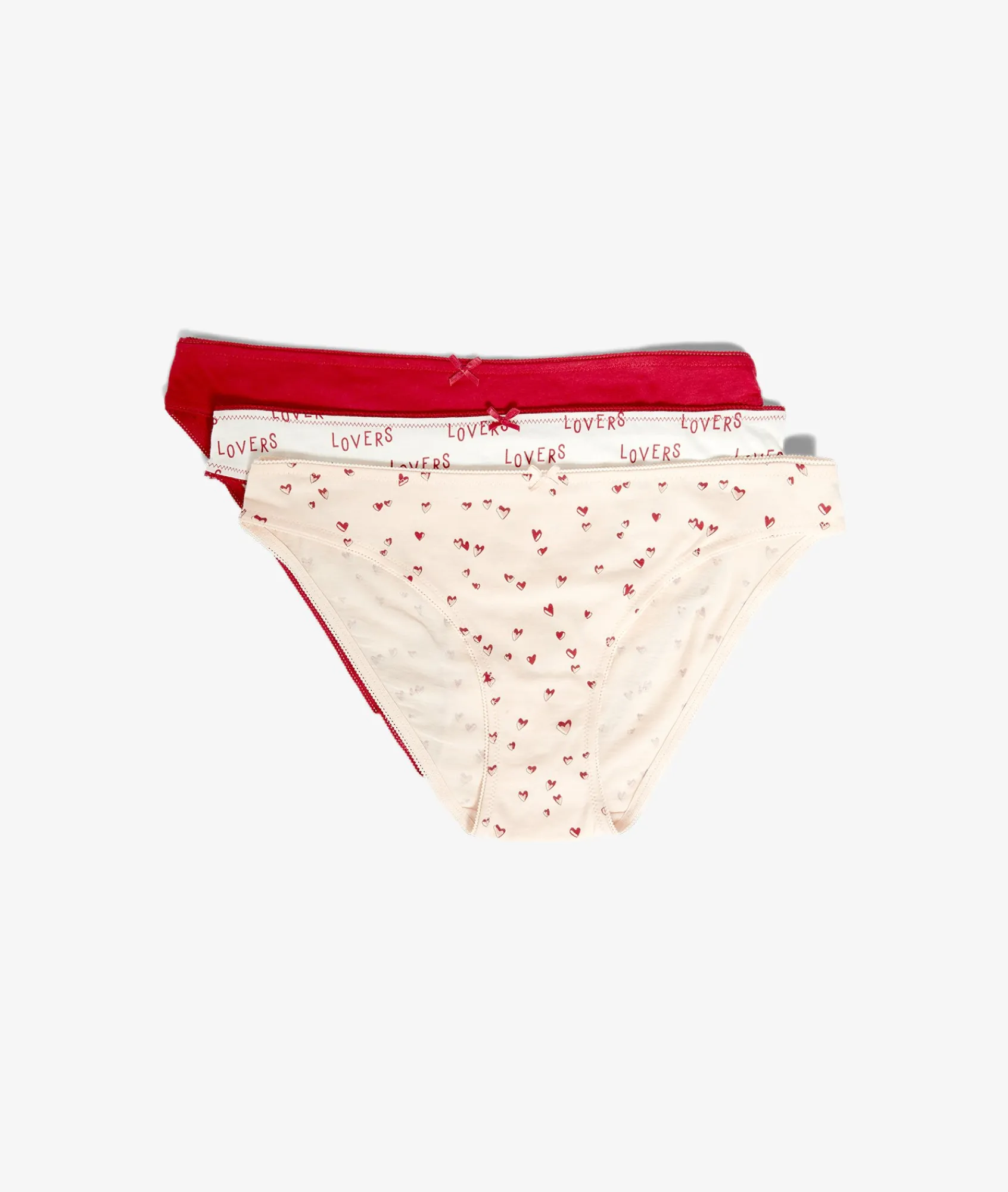 Clearance Lot de 3 culottes en coton Lots De Slips