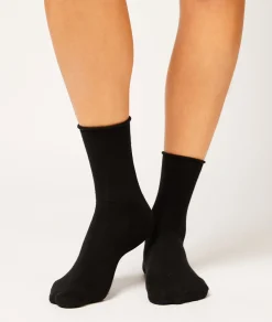 Best Lot de 2 paires de chaussettes essentielles unies Chaussettes