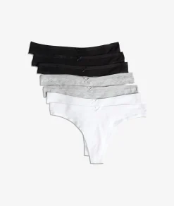 Discount Lot de 7 strings en coton Lots De Slips