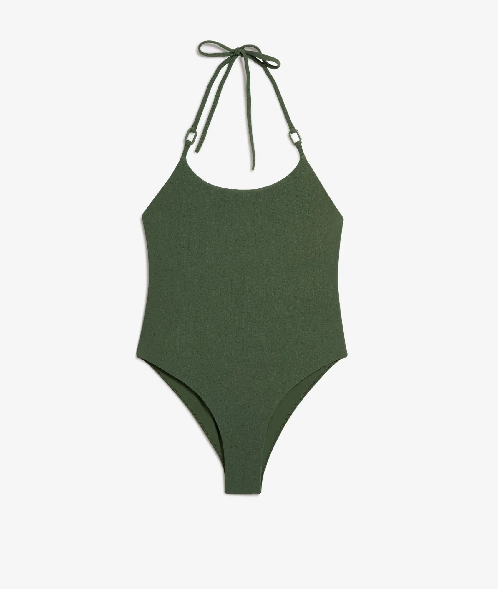 Clearance Maillot de bain 1 pièce dos nu détails anneaux Maillots De Bain 1 Pièce