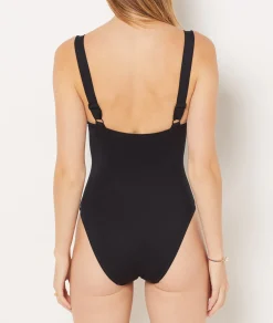 Best Sale Maillot de bain 1 pièce gainant encolure carrée Maillots De Bain 1 Pièce