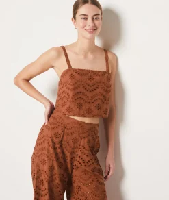 Cheap Pantalon broderie anglaise Tuniques Et Robes De Plage