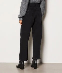 New Pantalon coupe droite à strass Pantalons Droits