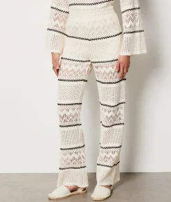 Online Pantalon coupe droite en coton Pantalons Droits