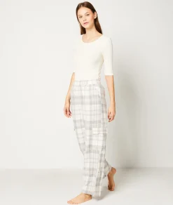 Cheap Pantalon de pyjama en flanelle à carreaux Loungewear|Bas De Pyjama