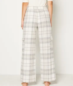 Cheap Pantalon de pyjama en flanelle à carreaux Loungewear|Bas De Pyjama