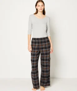Discount Pantalon de pyjama en flanelle à carreaux Loungewear|Bas De Pyjama