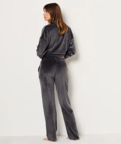 Outlet Pantalon de pyjama en velours Loungewear|Bas De Pyjama