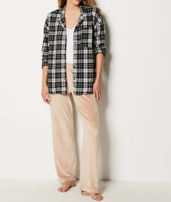 Online Pantalon de pyjama en velours Loungewear|Bas De Pyjama