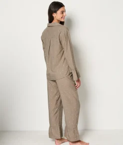 Cheap Pantalon de pyjama imprimé dorée 7/8 ème Bas De Pyjama