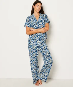 New Pantalon de pyjama évasé à motifs Bas De Pyjama