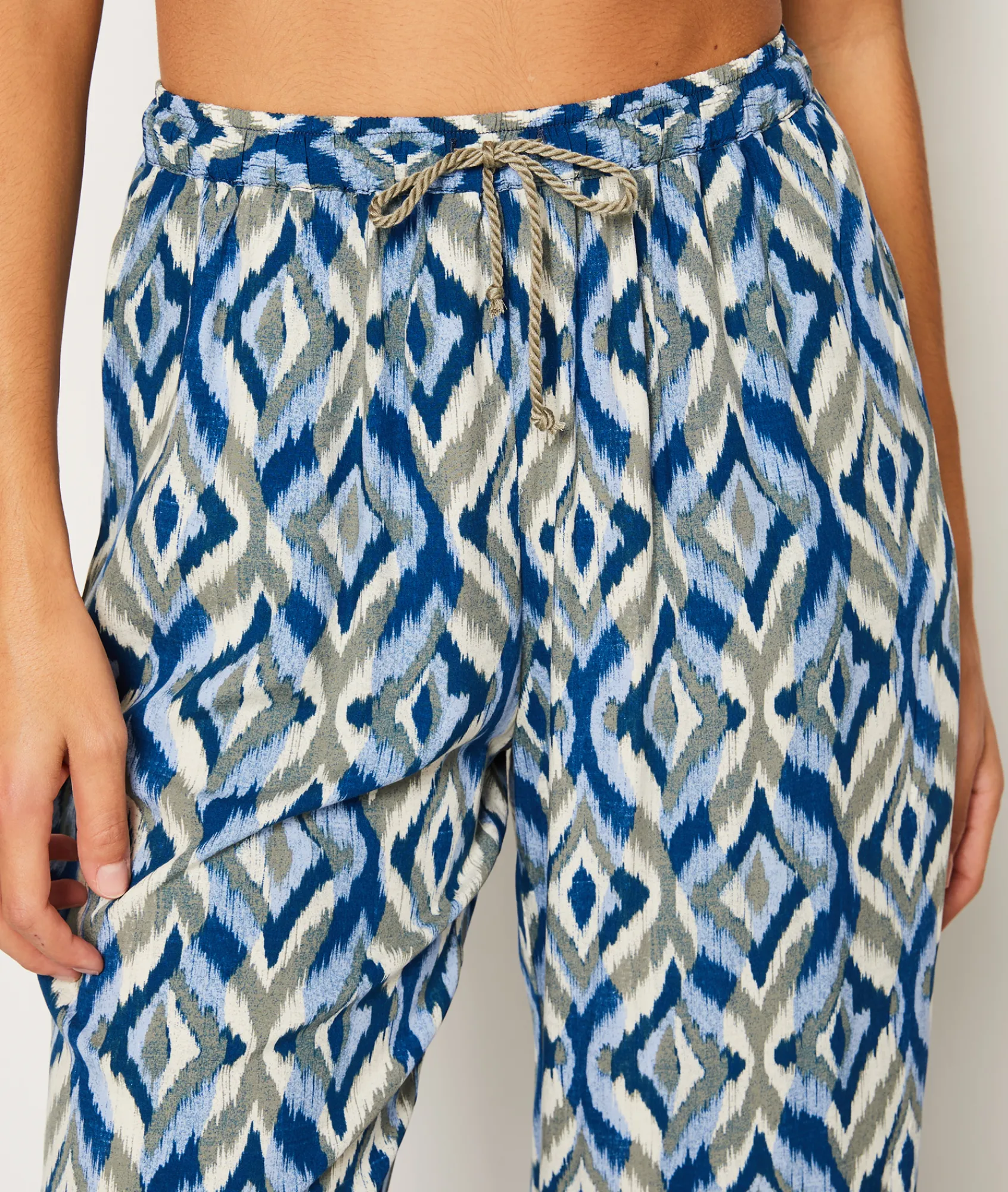 New Pantalon de pyjama évasé à motifs Bas De Pyjama