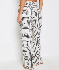 Store Pantalon fluide imprimé géométrique Bas De Pyjama