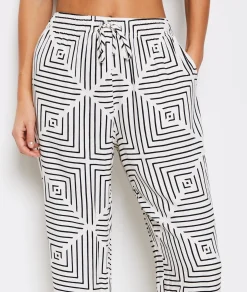 Store Pantalon fluide imprimé géométrique Bas De Pyjama