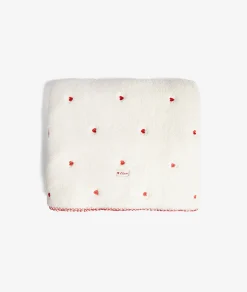 Online Plaid motifs coeurs Accessoires