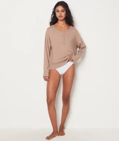 Sale Pull détails boutons Loungewear