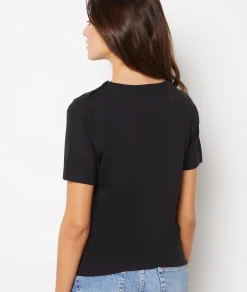 Store Pull manches courtes Cols V