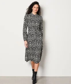 Best Robe chemise ceinturée à motifs Robes Imprimées