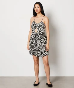 Online Robe courte à fines bretelles Robes De Soirées|Robes Imprimées