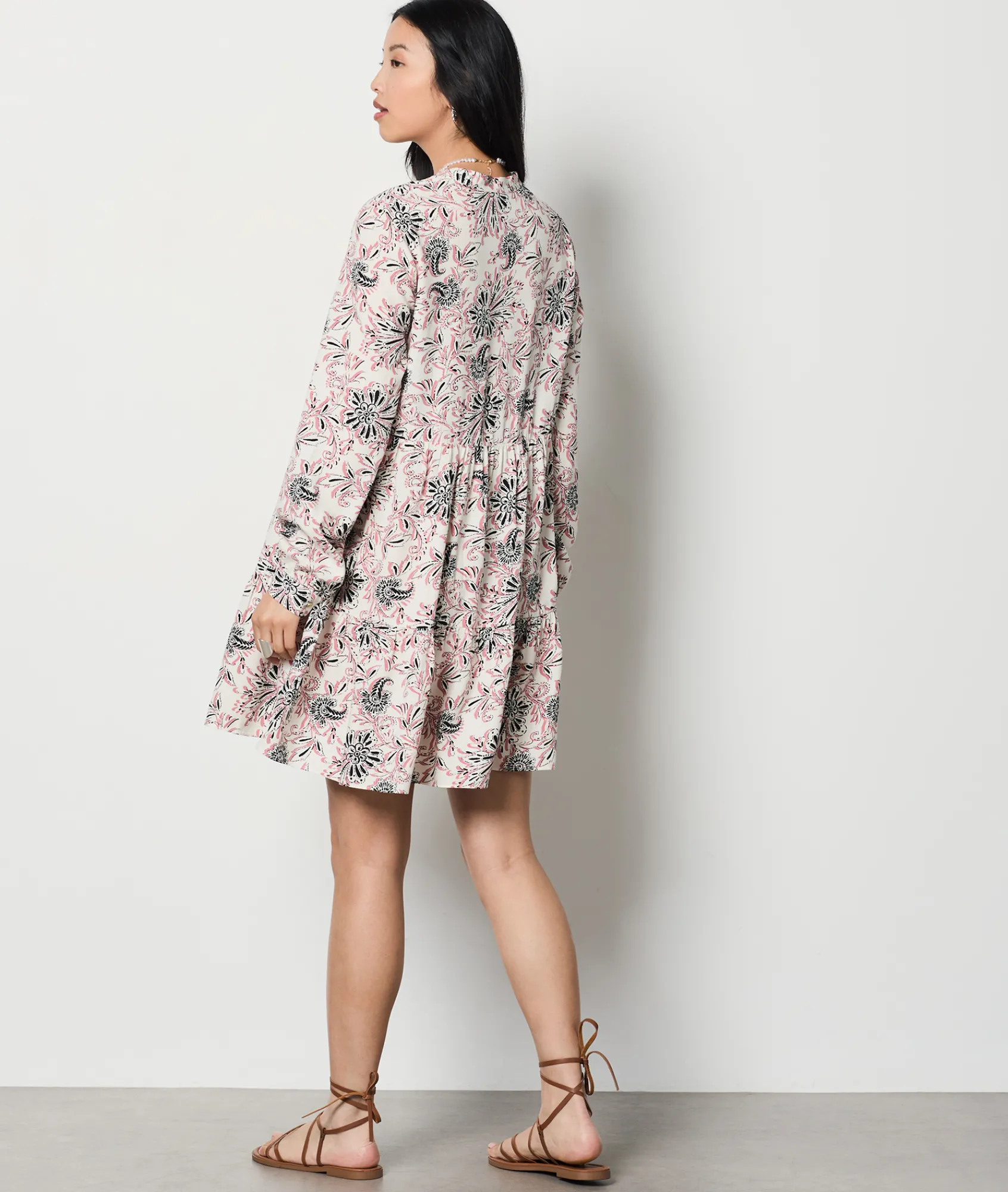 New Robe courte à motif Robes Fleuries|Robes Imprimées