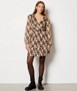 Online Robe courte à motifs Robes Imprimées