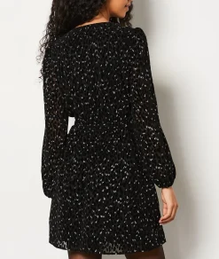 Best Sale Robe courte à motifs pailletés Robes De Soirées|Robes Unies