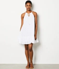 Cheap Robe courte fines bretelles Robes Unies