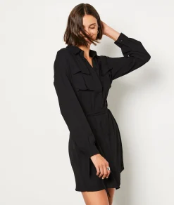 Best Sale Robe courte fluide Robes Unies