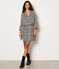 Flash Sale Robe courte fluide à motifs Robes Imprimées