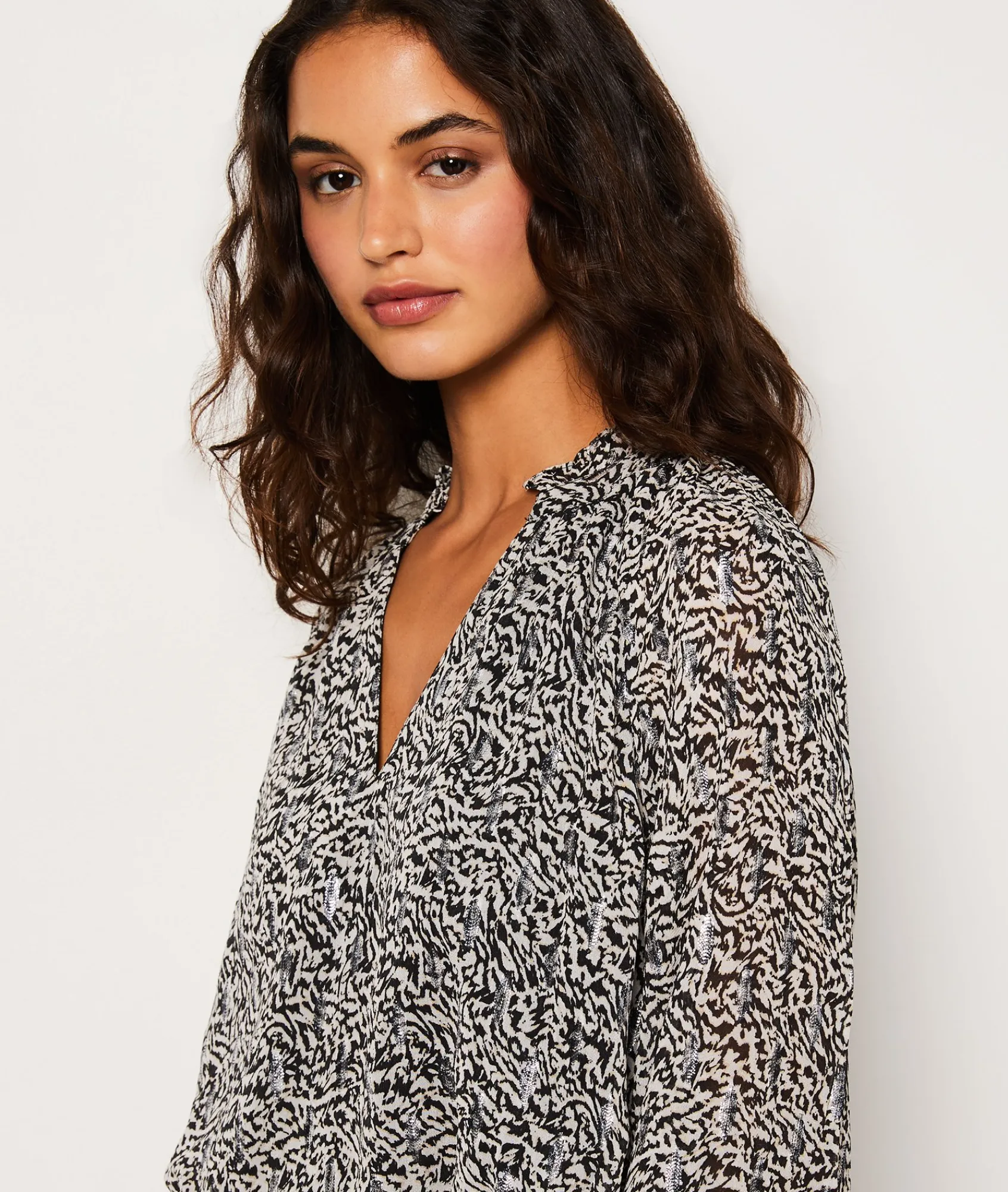 Flash Sale Robe courte fluide à motifs Robes Imprimées