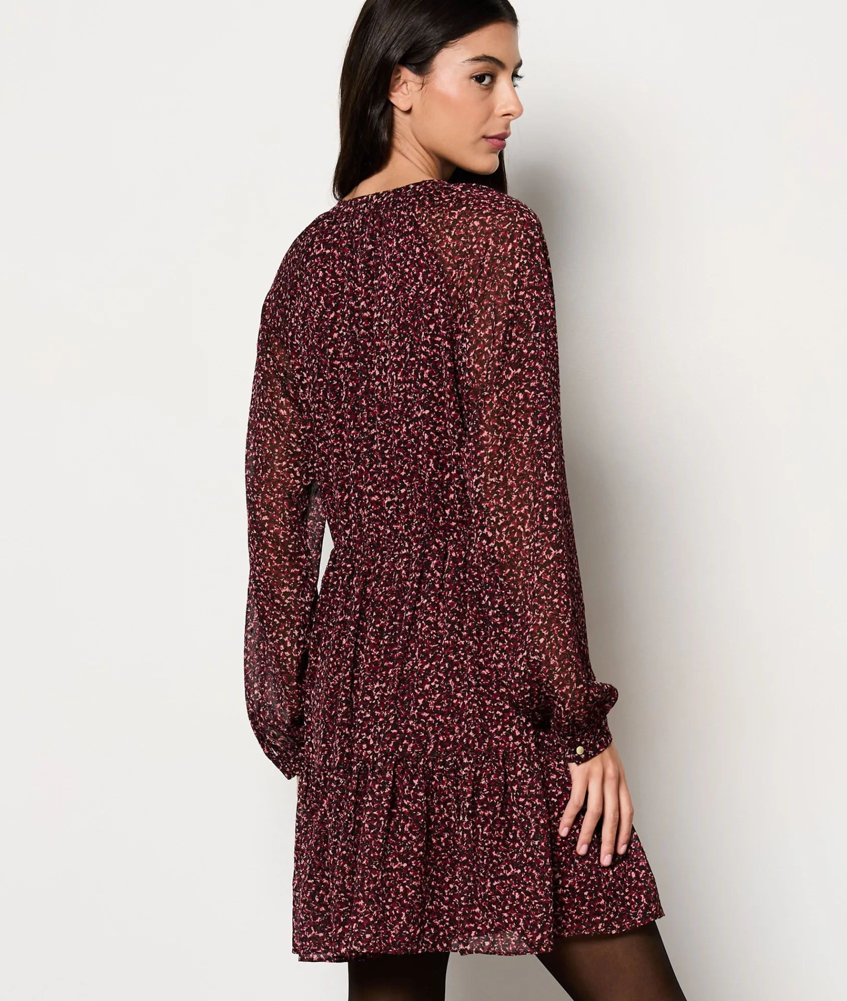 Best Robe courte fluide à motifs Robes Fleuries|Robes Imprimées