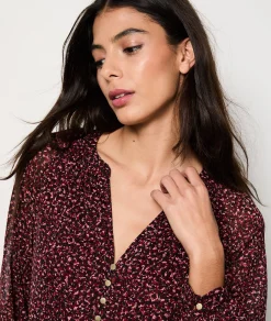 Best Robe courte fluide à motifs Robes Fleuries|Robes Imprimées