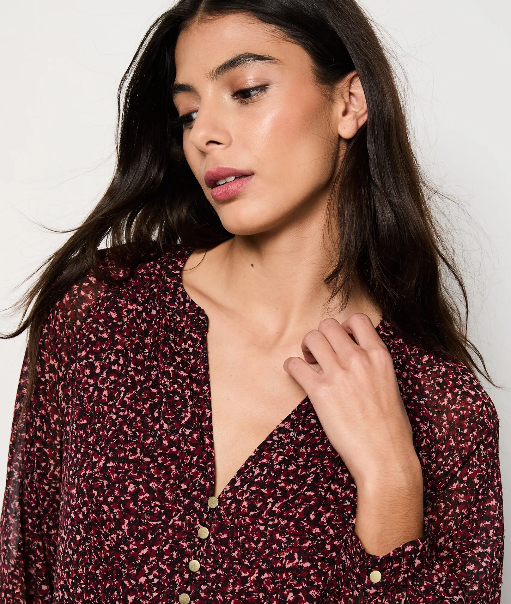 Best Robe courte fluide à motifs Robes Fleuries|Robes Imprimées