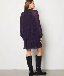 Discount Robe courte plissée Robes Imprimées