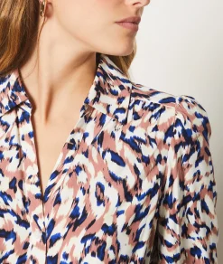 Store Robe longue à motif Robes Imprimées